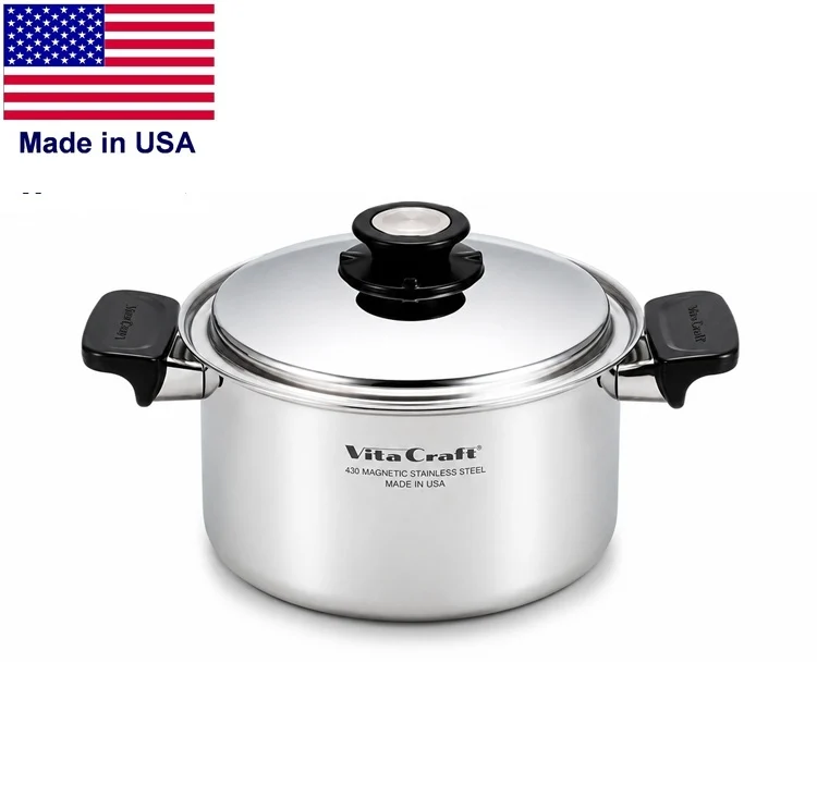 Commercial Stockpots 7-Piece Set | 430 Magentic Stainless Steel