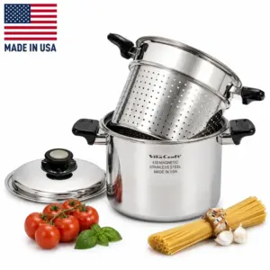 Commercial Stockpots 7-Piece Set | 430 Magentic Stainless Steel