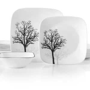 Corelle® Timber Shadows 18-piece Dinnerware Set, Service for 6